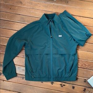 Figs green Sydney scrub jacket